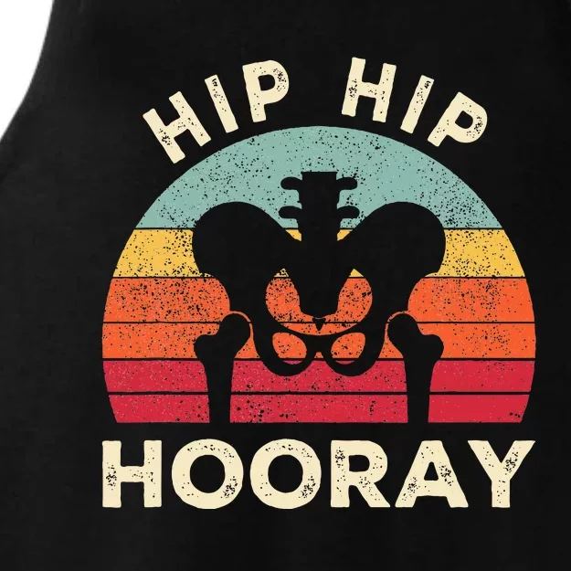 Hip Surgery Recovery Hip Replacement Recovery Ladies Tri-Blend Wicking Tank