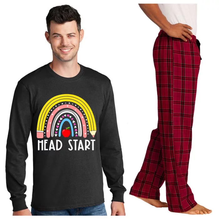 Head Start Rainbow Headstart Teacher First Day Of School Long Sleeve Pajama Set