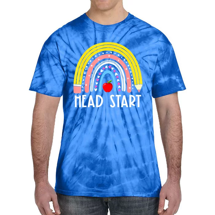 Head Start Rainbow Headstart Teacher First Day Of School Tie-Dye T-Shirt