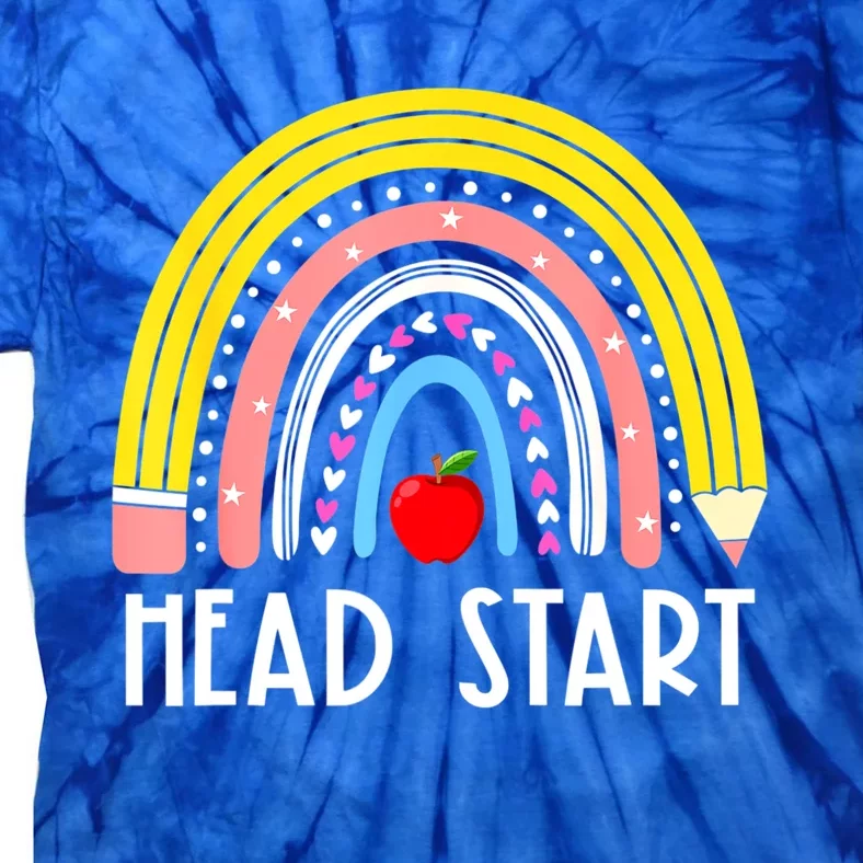 Head Start Rainbow Headstart Teacher First Day Of School Tie-Dye T-Shirt