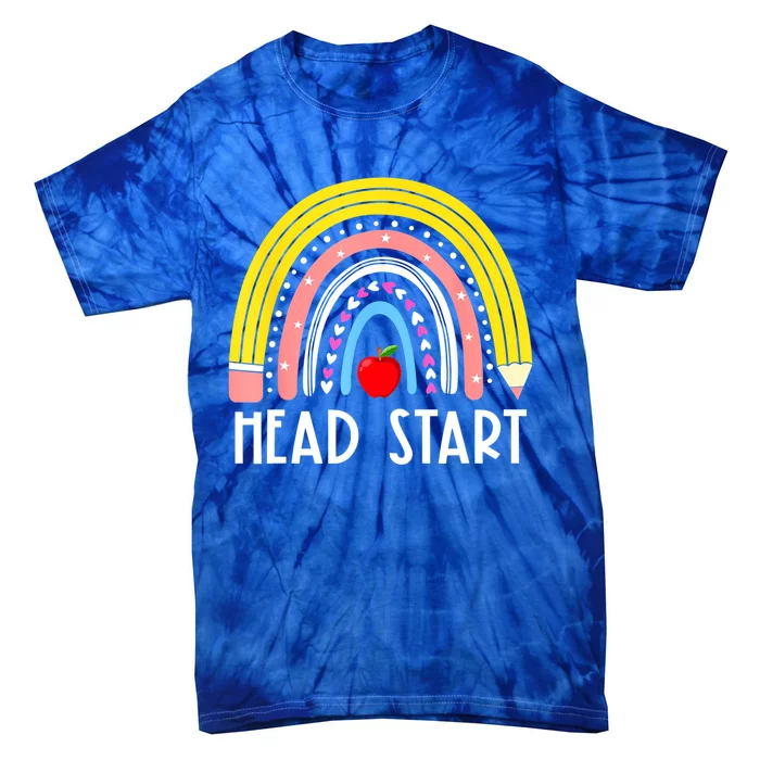 Head Start Rainbow Headstart Teacher First Day Of School Tie-Dye T-Shirt