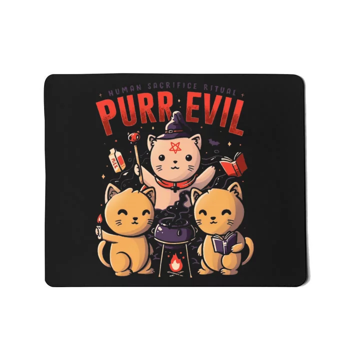 Human Sacrifice Ritual PurrEvil Mousepad