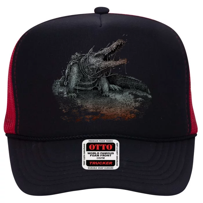 Hunt Showdown Rotjaw High Crown Mesh Trucker Hat