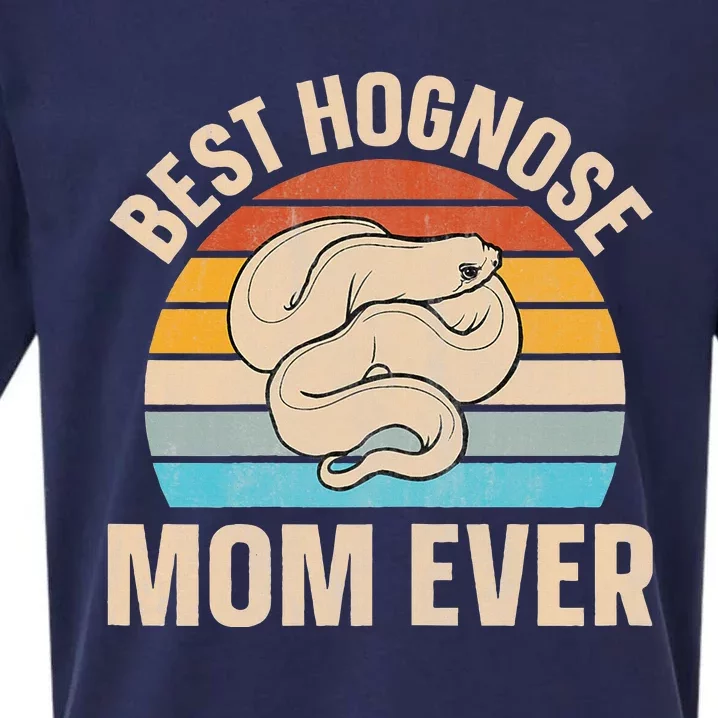 Hognose Snake Reptile Retro Best Hognose Mom Ever Sueded Cloud Jersey T-Shirt