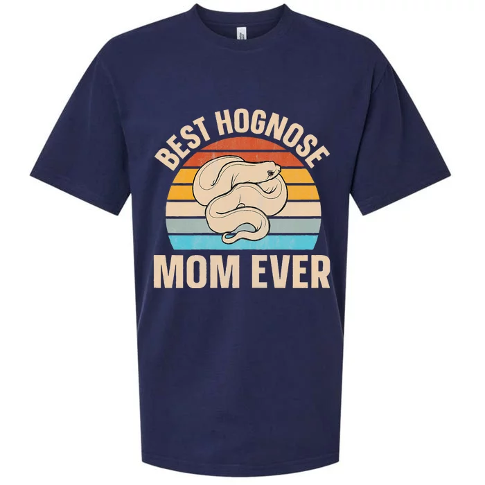 Hognose Snake Reptile Retro Best Hognose Mom Ever Sueded Cloud Jersey T-Shirt