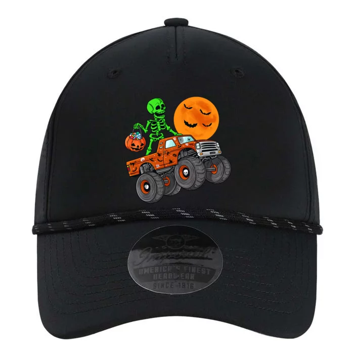 Halloween Skeleton Riding Monster Truck Gift Performance The Dyno Cap