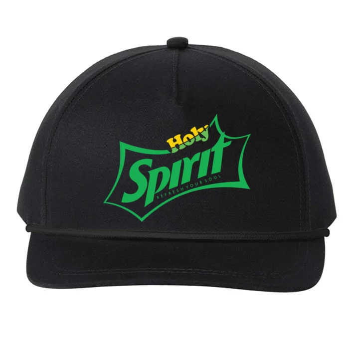 Holy Spirit Refresh Your Soul Snapback Five-Panel Rope Hat