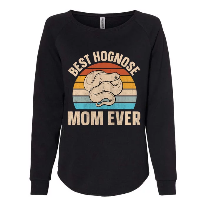 Hognose Snake Reptile Retro Best Hognose Mom Ever Gift Womens California Wash Sweatshirt