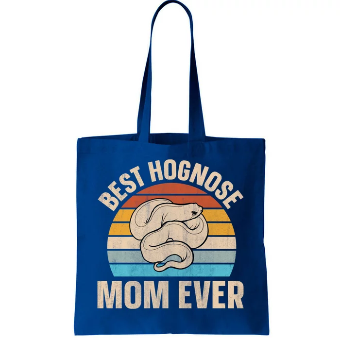 Hognose Snake Reptile Retro Best Hognose Mom Ever Gift Tote Bag