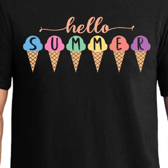 Hello Summer Summer Ice Cream Hello Summer Pajama Set