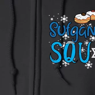 Hanukkah Sufganiyot Squad Chanukah Match Jew Full Zip Hoodie