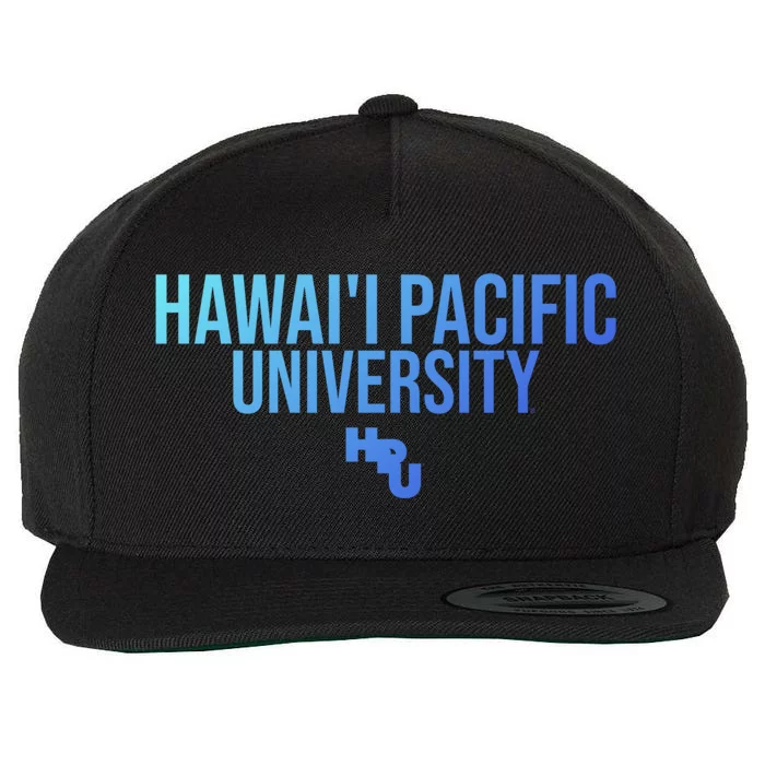 Hpu Sharks Stacked Gift Wool Snapback Cap