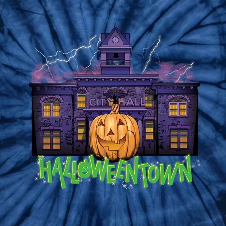 Halloweentown Spooky Square Tie-Dye T-Shirt