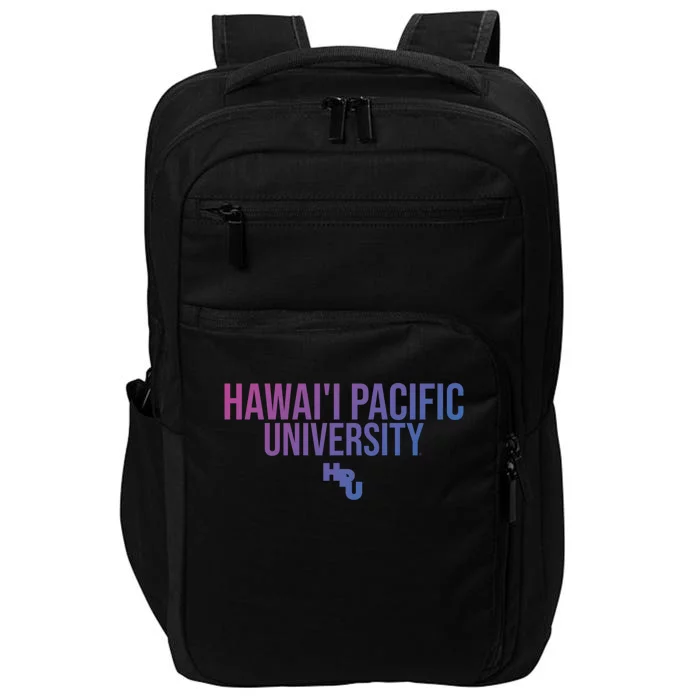 Hpu Sharks Stacked Gift Impact Tech Backpack