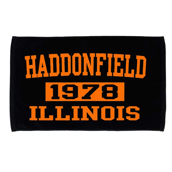 Halloween Spooky Scary Haddonfield Illinois Halloween 1978 Microfiber Hand Towel