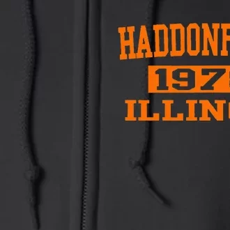 Halloween Spooky Scary Haddonfield Illinois Halloween 1978 Full Zip Hoodie