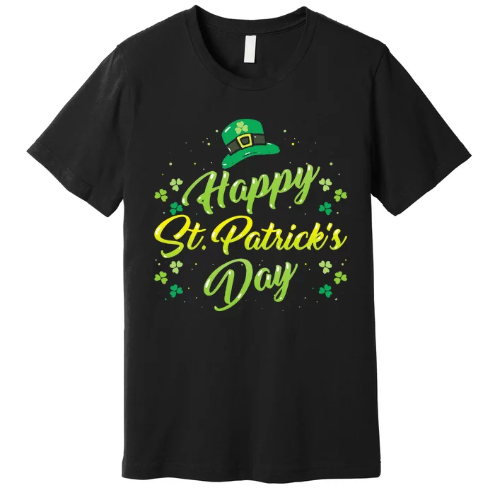 Happy St Saint Patrick's Day Funny Premium T-Shirt