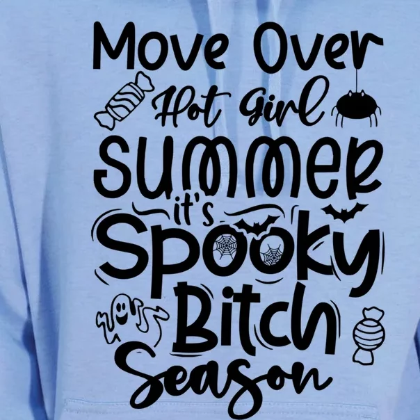 Hot Summer Spooky Bitch Funny Move Over Meaningful Gift Unisex Surf Hoodie