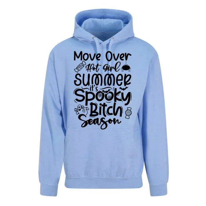 Hot Summer Spooky Bitch Funny Move Over Meaningful Gift Unisex Surf Hoodie