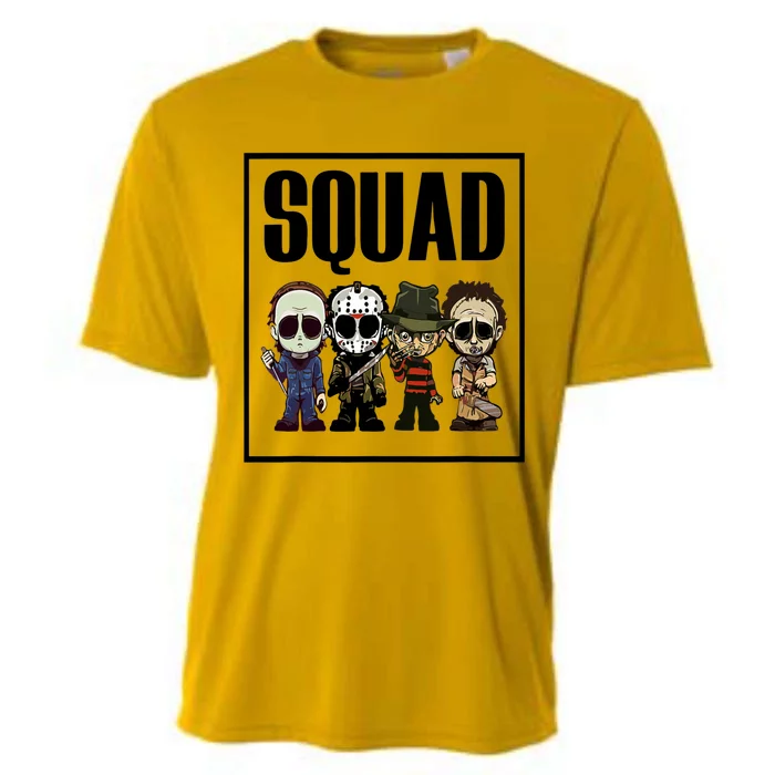 Halloween Shirt Squad Horror Character Cooling Performance Crew T-Shirt