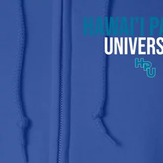 Hpu Sharks Stacked Gift Full Zip Hoodie