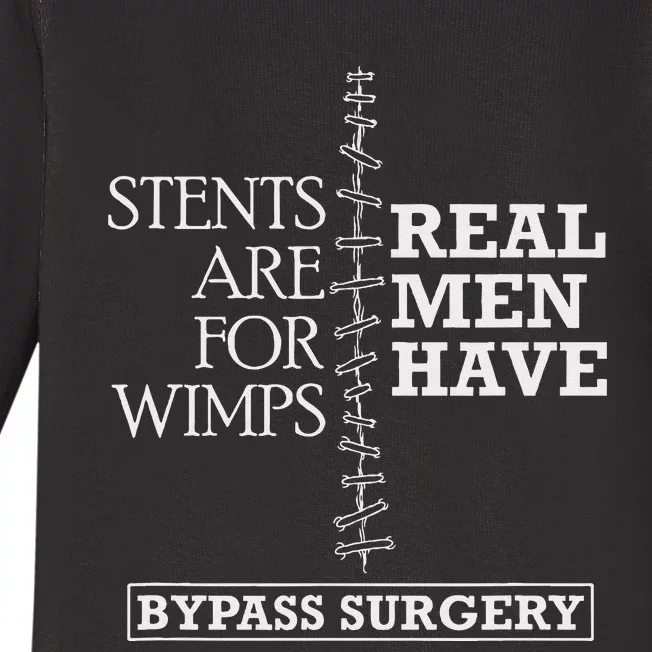 Heart Surgery Survivor After Surgery Recovery Men Bypass Baby Long Sleeve Bodysuit