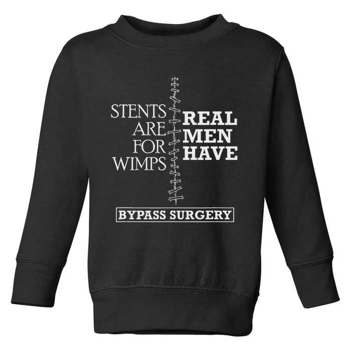 Heart Surgery Survivor After Surgery Recovery Men Bypass Toddler Sweatshirt