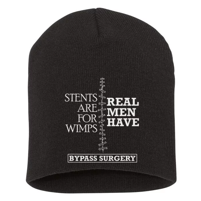 Heart Surgery Survivor After Surgery Recovery Men Bypass Short Acrylic Beanie