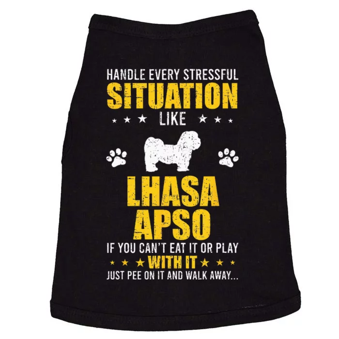 Handle Stressful Situation Lhasa Apso Dog Lovers Doggie Tank