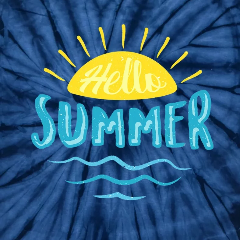 Hello Summer Sunset Tie-Dye T-Shirt