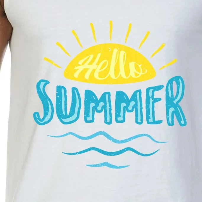 Hello Summer Sunset Comfort Colors® Tank Top