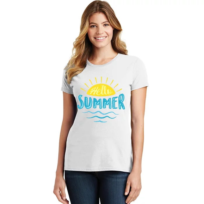 Hello Summer Sunset Women's T-Shirt