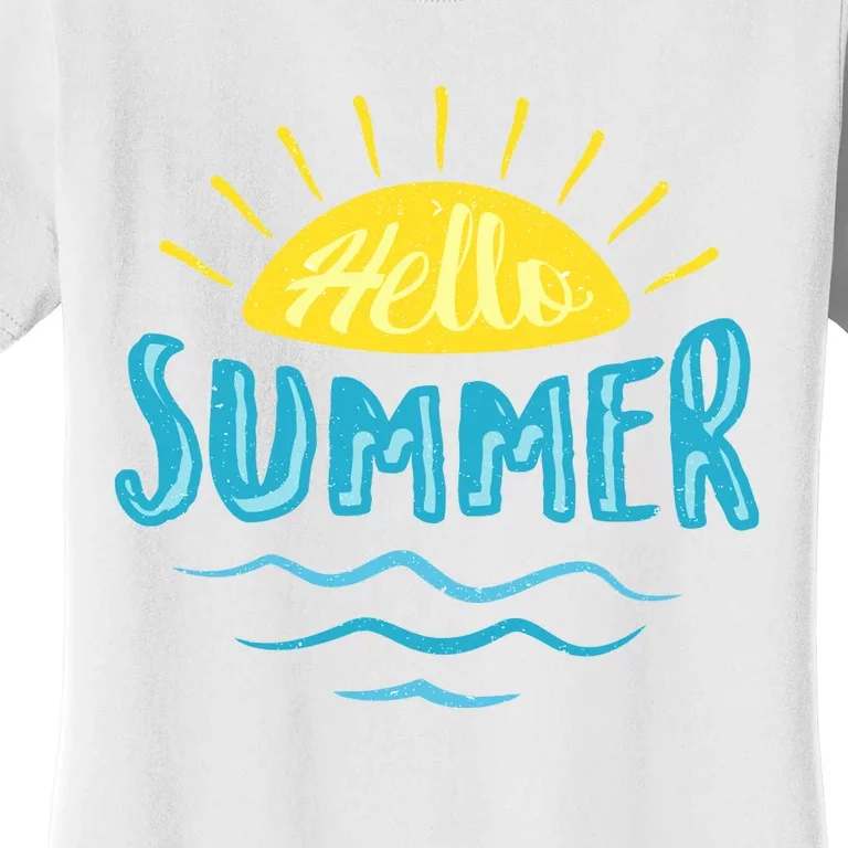 Hello Summer Sunset Women's T-Shirt