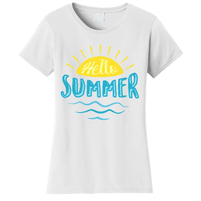 Hello Summer Sunset Women's T-Shirt