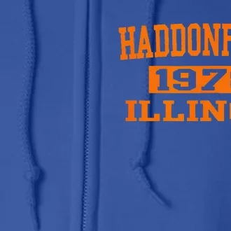 Halloween Spooky Scary Haddonfield Illinois Halloween 1978 Full Zip Hoodie