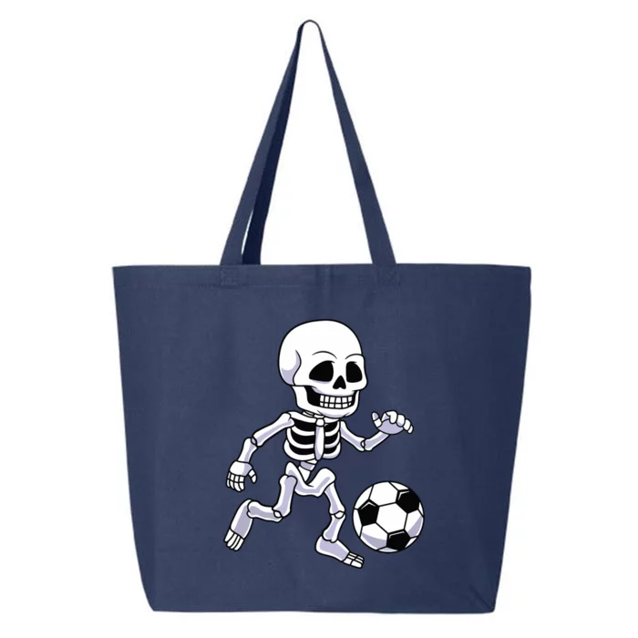 Halloween Skeleton Soccer Player Boy Kids 25L Jumbo Tote