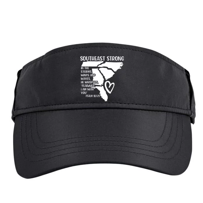 Hurricane Strong Southeast Strong Pray For North Carolina Adult Drive Performance Visor