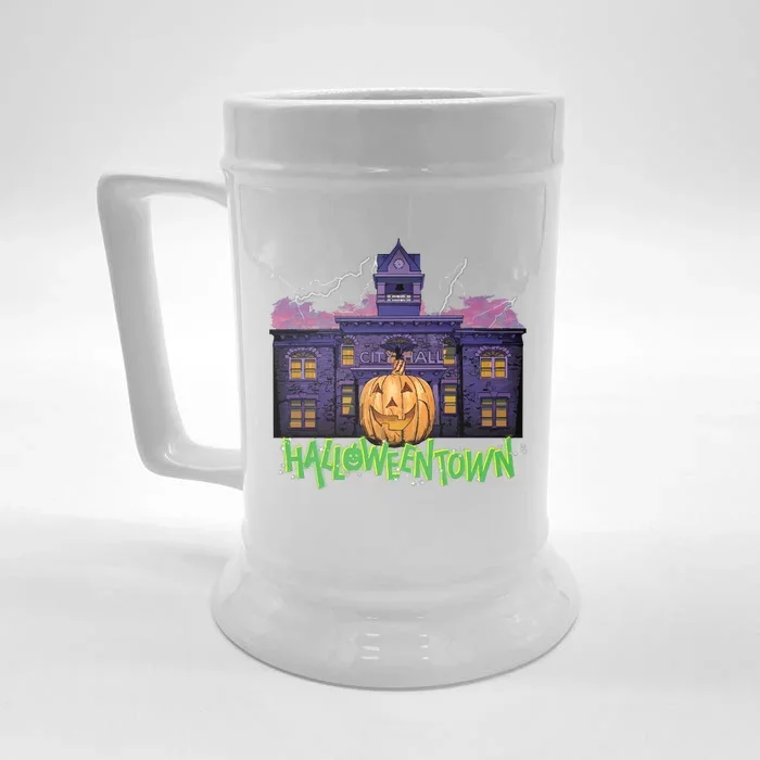 Halloweentown Spooky Square For Halloween Front & Back Beer Stein