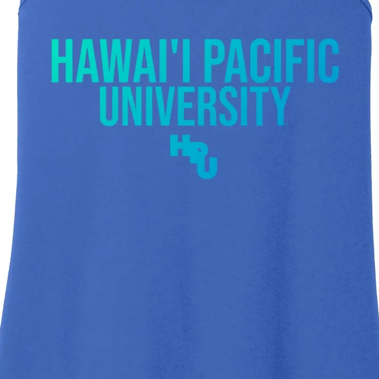 Hpu Sharks Stacked Gift Ladies Essential Tank