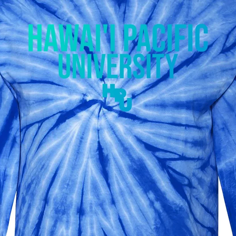 Hpu Sharks Stacked Gift Tie-Dye Long Sleeve Shirt