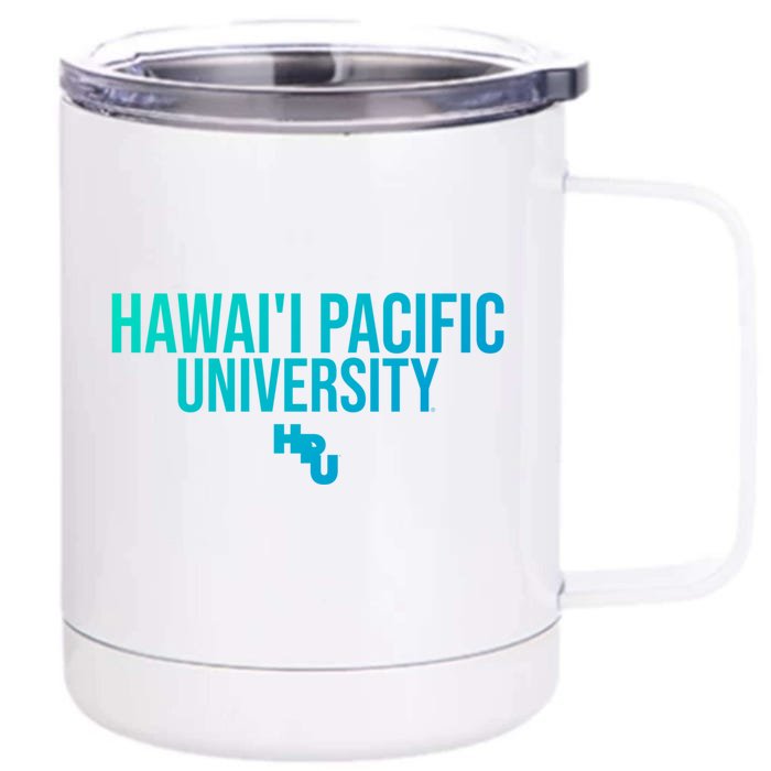 Hpu Sharks Stacked Gift Front & Back 12oz Stainless Steel Tumbler Cup