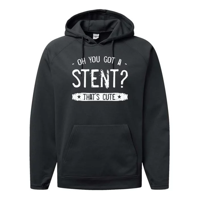 Heart Surgery Stent Transplant Survivor Orthotopic Cardiac Performance Fleece Hoodie