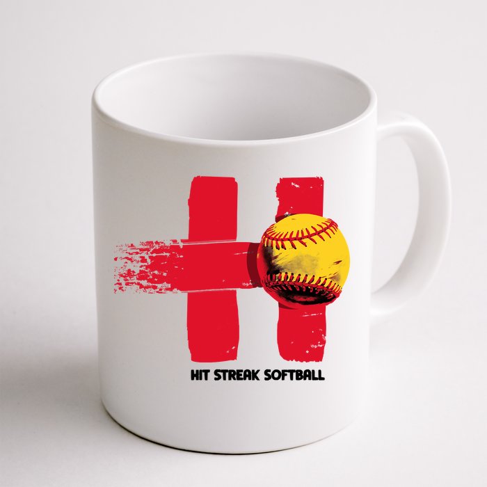 Hit Streak Softball H Streak Ball Front & Back Coffee Mug