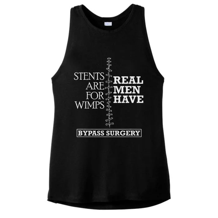 Heart Surgery Survivor After Surgery Recovery Men Bypass Ladies Tri-Blend Wicking Tank