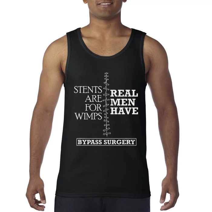 Heart Surgery Survivor After Surgery Recovery Men Bypass Tank Top