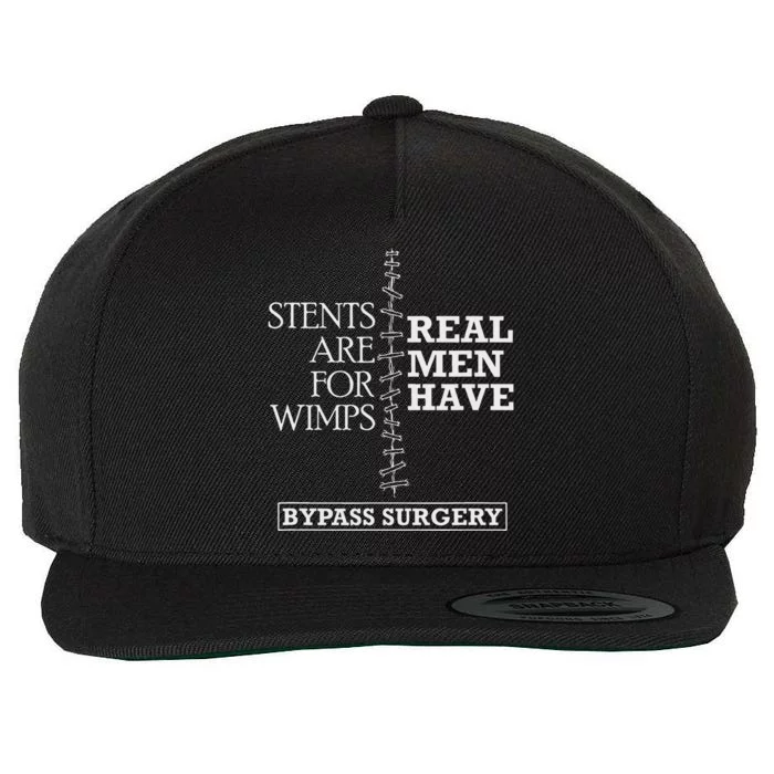 Heart Surgery Survivor After Surgery Recovery Men Bypass Wool Snapback Cap