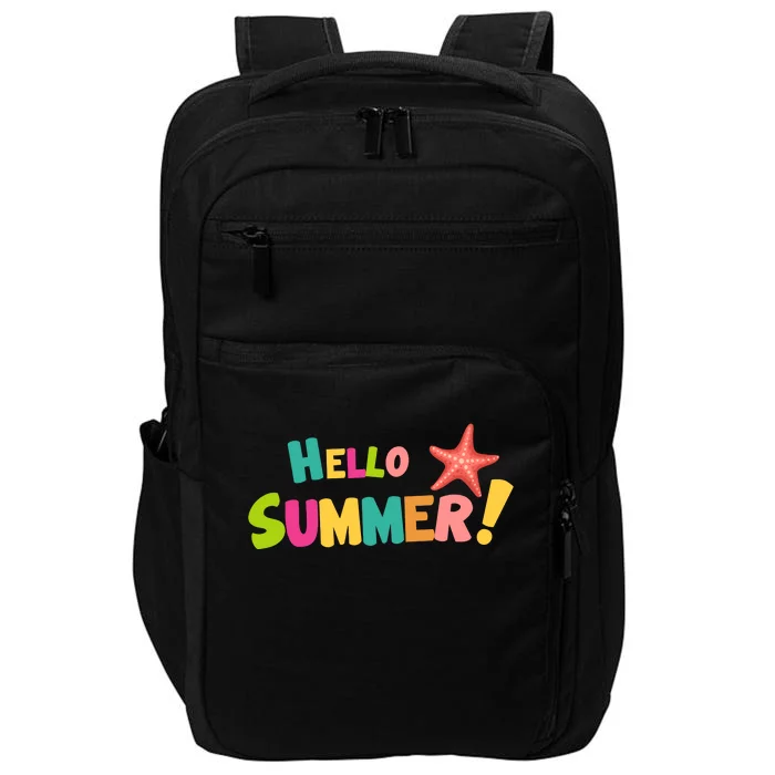 Hello Summer Starfish Colorful Impact Tech Backpack