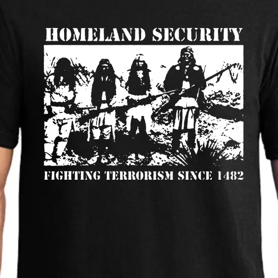 Homeland Security Since 1482 Printed Cotton Pajama Set