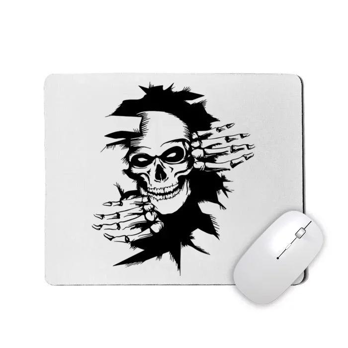 Horror Skull Skeleton Halloween Costume Mousepad