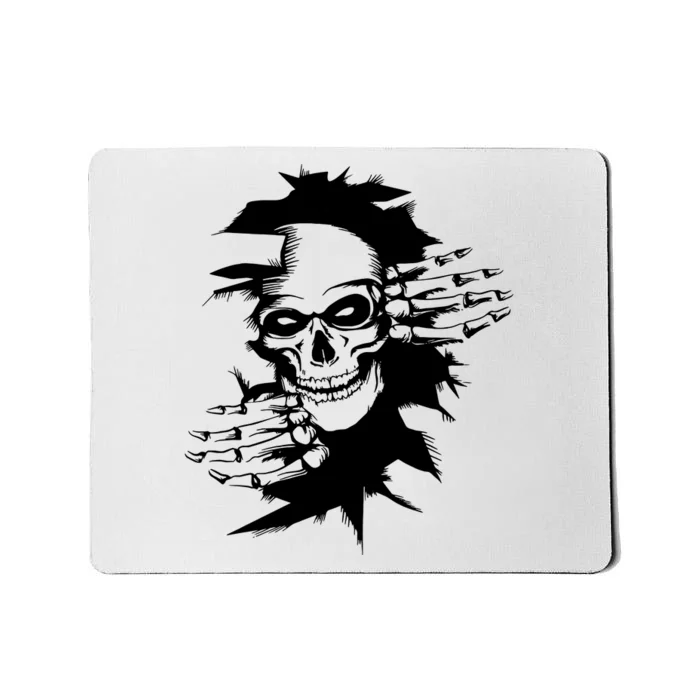 Horror Skull Skeleton Halloween Costume Mousepad